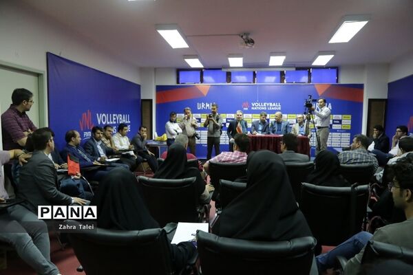 نشست خبری هفته سوم مسابقات لیگ ملت‌های والیبال