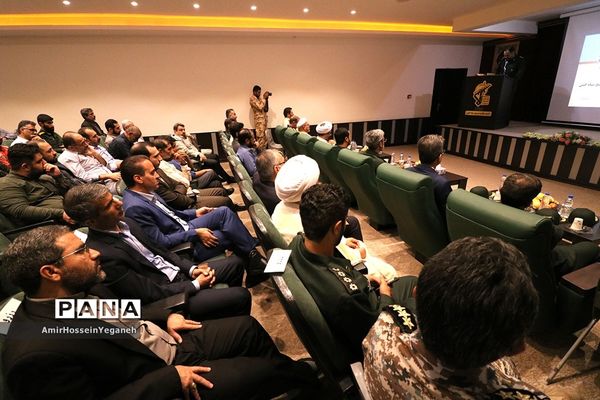 آیین تکریم و معارفه فرمانده ناحیه مقاومت بسیج سپاه کیش