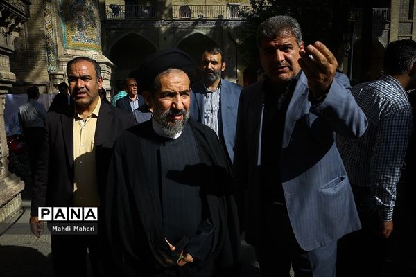 تشییع پیکر محمد رضا حافظی رئیس جامعه خیرین مدرسه ساز