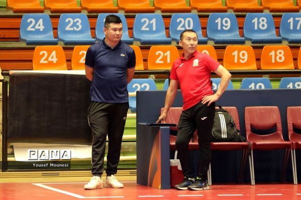 تمرین رسمی تیم‌های شرکت کننده در مسابقات فوتسال قهرمانی زیر ۲۰سال آسیا