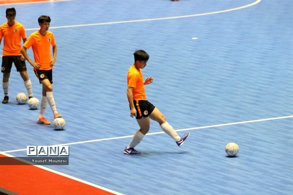 تمرین رسمی تیم‌های شرکت کننده در مسابقات فوتسال قهرمانی زیر ۲۰سال آسیا