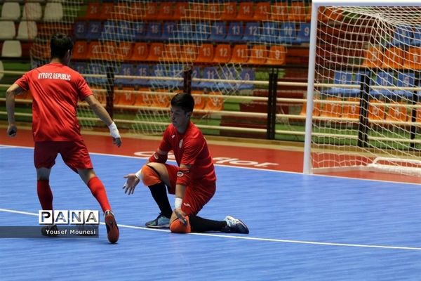تمرین رسمی تیم‌های شرکت کننده در مسابقات فوتسال قهرمانی زیر ۲۰سال آسیا