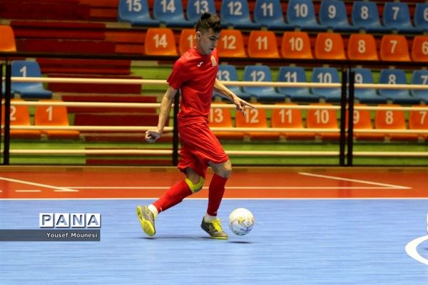 تمرین رسمی تیم‌های شرکت کننده در مسابقات فوتسال قهرمانی زیر ۲۰سال آسیا