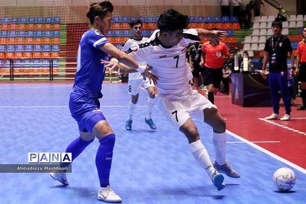 بازی دو تیم عراق و چین تایپه فوتسال زیر 20 سال آسیا
