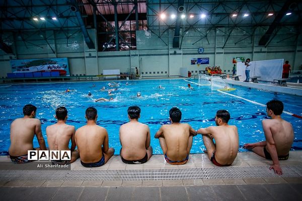 تمرین تیم ملی واترپلو نوجوانان ایران‬‎