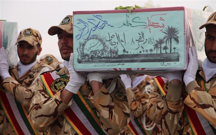 پیکر هشت شهید گمنام در مازندران تشییع می‌شود