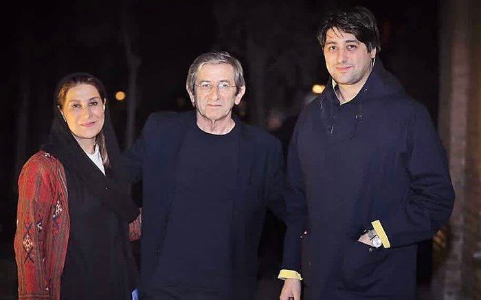  فاطمه معتمدآریا در کنار همسر و پسرش