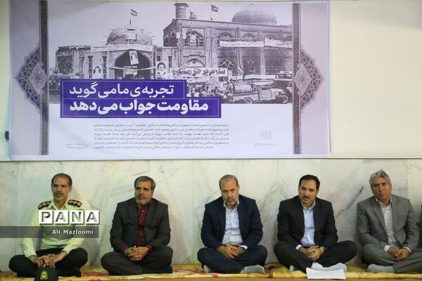 دیدار اعضای شورای هماهنگی مبارزه با مواد مخدر استان با نماینده ولی فقیه