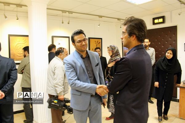 افتتاح نمایشگاه گرافیک طوفان شن