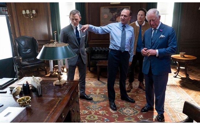 ولیعهد انگلیس در صحنه فیلمبرداری جدیدترین فیلم «جیمز باند»