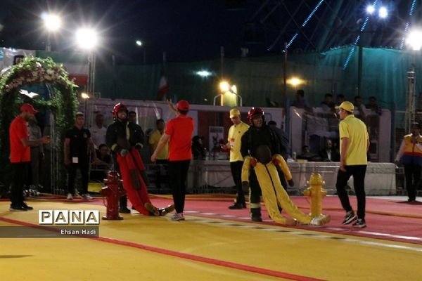 اولین المپیاد بزرگ عملیاتی ترکیبی آتش‌نشانان مشهد