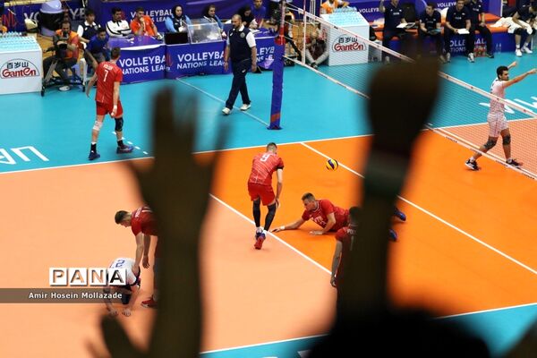 هفته سوم لیگ ملت‌های والیبال | ایران 3 - 0 روسیه