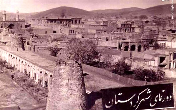 تصویر/ حال و هوایی از شهر کردستان در زمان قاجار