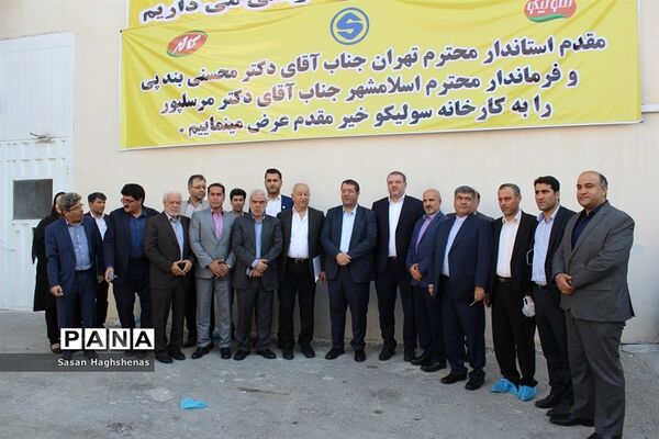 بازدید وزیر صنعت، معدن و تجارت از واحدهای تولیدی و صنعتی اسلامشهر
