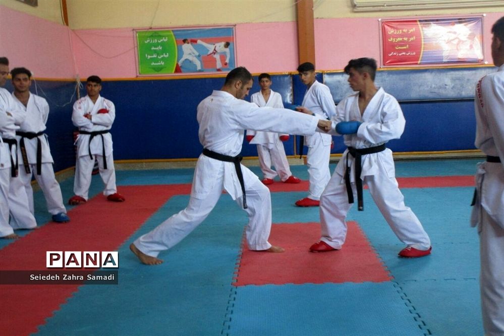 حضور کاپیتان تیم ملی کاراته ایران در شهرستان ملارد