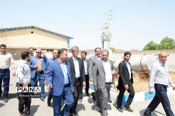 بازدید معاون وزیر و رئیس سازمان نوسازی ،توسعه و تجهیز مدارس کشور از استان بوشهر