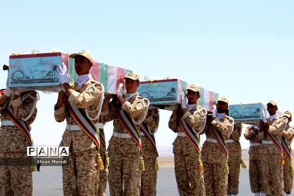 استقبال از شهدای گمنام در بیرجند