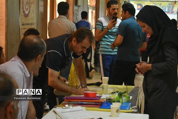 مسابقات تیرانداز ی با کمان سنتی قهرمانی  استان خوزستان  در امیدیه