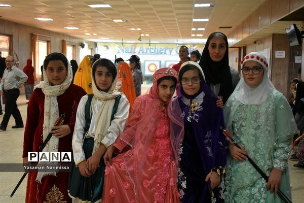 مسابقات تیرانداز ی با کمان سنتی قهرمانی  استان خوزستان  در امیدیه
