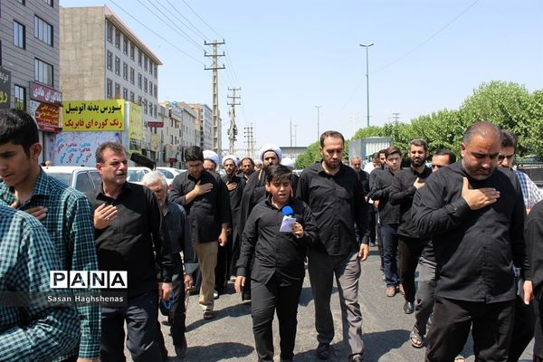 مراسم عزاداری صادق آل محمد(ص) در شهرستان اسلامشهر