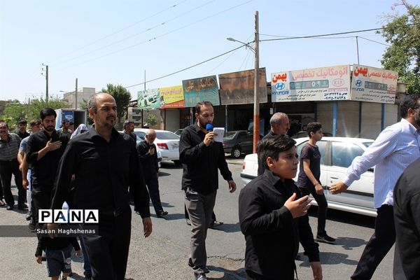 مراسم عزاداری صادق آل محمد(ص) در شهرستان اسلامشهر