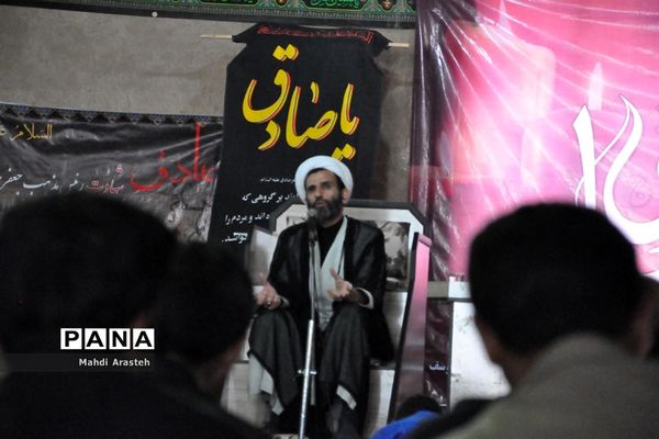 مراسم عزاداری سالروز شهادت رئیس مکتب شیعه امام صادق (ع) درشهرستان  خوسف