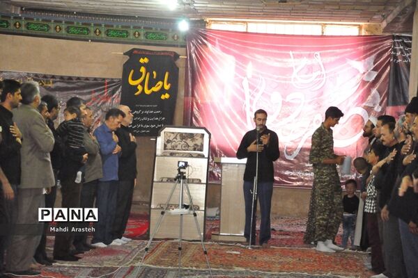 مراسم عزاداری سالروز شهادت رئیس مکتب شیعه امام صادق (ع) درشهرستان  خوسف