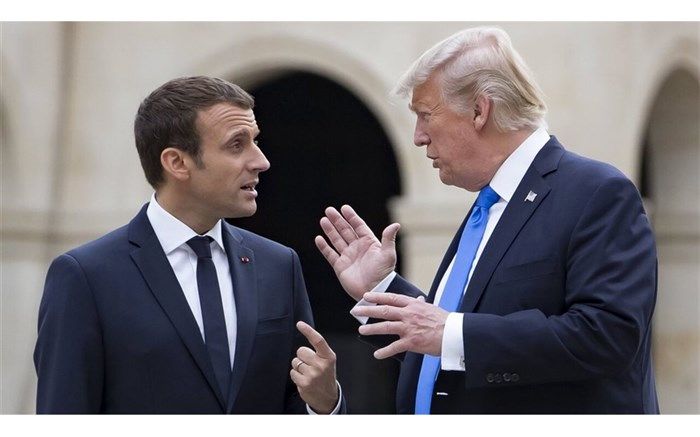 ترامپ از احتمال سفر مکرون به تهران خبر داد