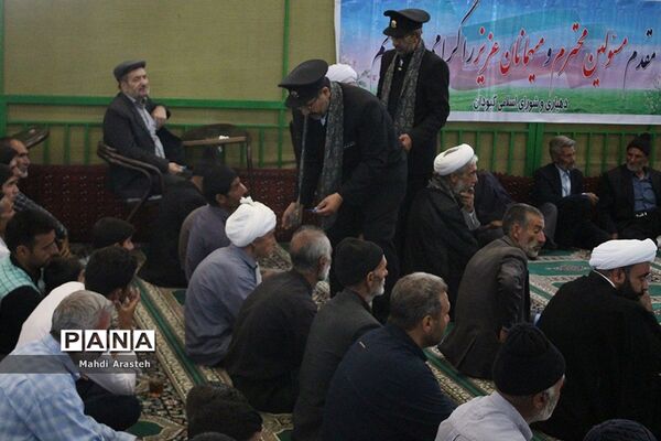 حضور کاروان خدام رضوی در روستاهای شهرستان زیرکوه
