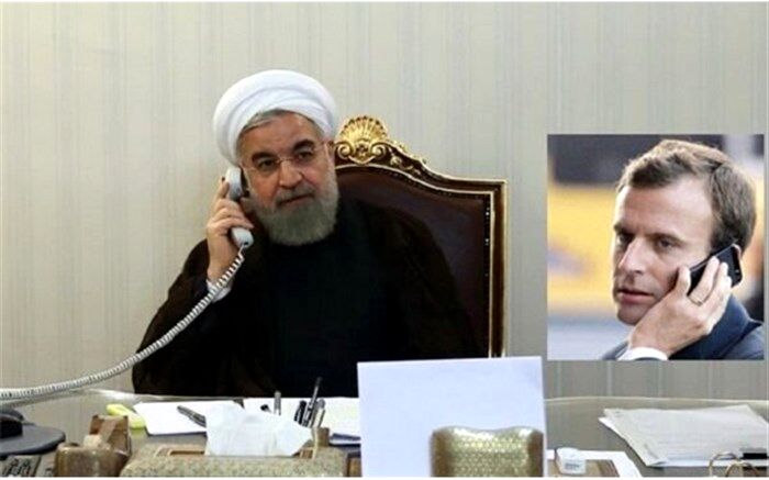 رئیس جمهوری ایران و فرانسه درباره مهمترین مسائل دوجانبه، منطقه ای و بین المللی گفت وگو کردند