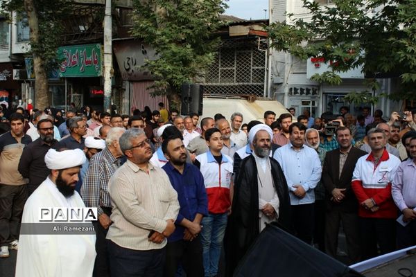 راهپیمایی هفته عفاف و حجاب در قائمشهر