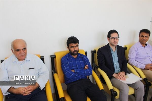 بازدید کارشناسان اداره‌کل آموزش و پرورش  و سازمان دانش آموزی استان بوشهراز پایگاه‌های اوقات فراغت تابستانی دانش آموزان منطقه آب پخش