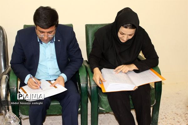 بازدید  کارشناسان اداره کل آموزش و پرورش  و سازمان دانش آموزی استان بوشهراز پایگاه های اوقات فراغت تابستانی دانش آموزان  منطقه سعدآباد