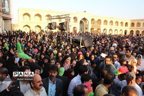 موعدعاشقان امام هشتم واستقبال باشکوه مردم در ششمین روز از دهه کرامت