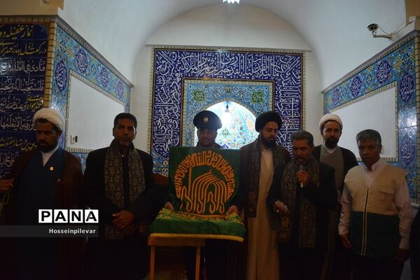 حضور دومین گروه کاروان خدام رضوی در شهرستان سرایان استان خراسان جنوبی