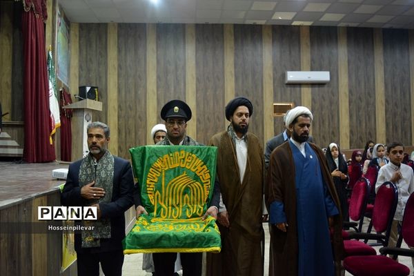 جشن دهه کرامت و حضور دومین گروه کاروان خدام رضوی در شهرستان سرایان استان خراسان جنوبی