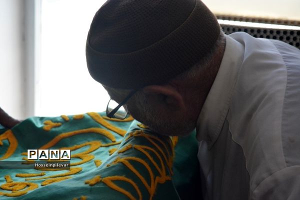 جشن دهه کرامت و حضور دومین گروه کاروان خدام رضوی در شهرستان سرایان استان خراسان جنوبی