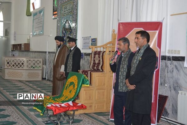جشن دهه کرامت و حضور دومین گروه کاروان خدام رضوی در شهرستان سرایان استان خراسان جنوبی