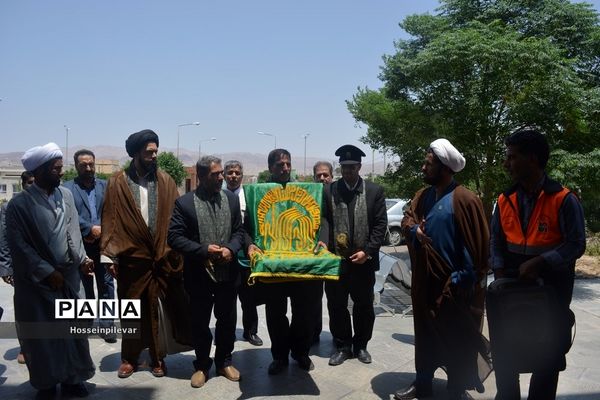 جشن دهه کرامت و حضور دومین گروه کاروان خدام رضوی در شهرستان سرایان استان خراسان جنوبی