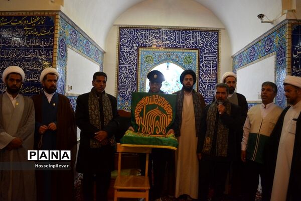 جشن دهه کرامت و حضور دومین گروه کاروان خدام رضوی در شهرستان سرایان استان خراسان جنوبی