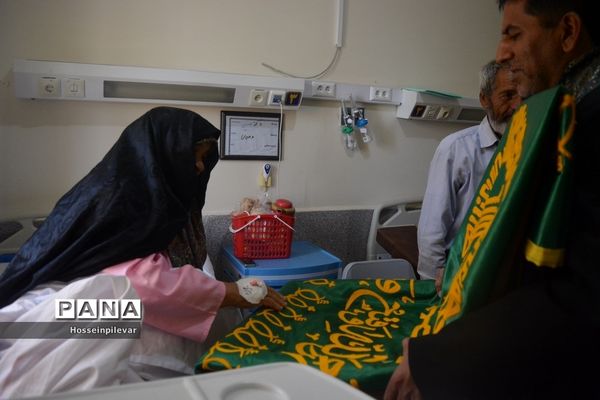 جشن دهه کرامت و حضور دومین گروه کاروان خدام رضوی در شهرستان سرایان استان خراسان جنوبی