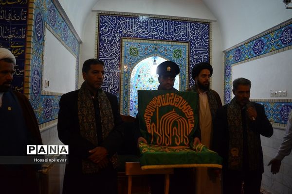 جشن دهه کرامت و حضور دومین گروه کاروان خدام رضوی در شهرستان سرایان استان خراسان جنوبی