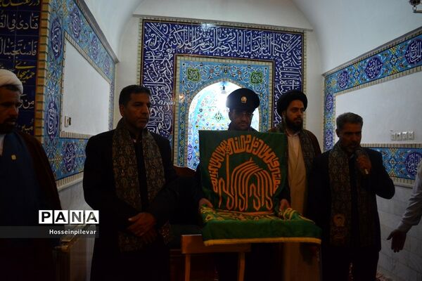 جشن دهه کرامت و حضور دومین گروه کاروان خدام رضوی در شهرستان سرایان استان خراسان جنوبی