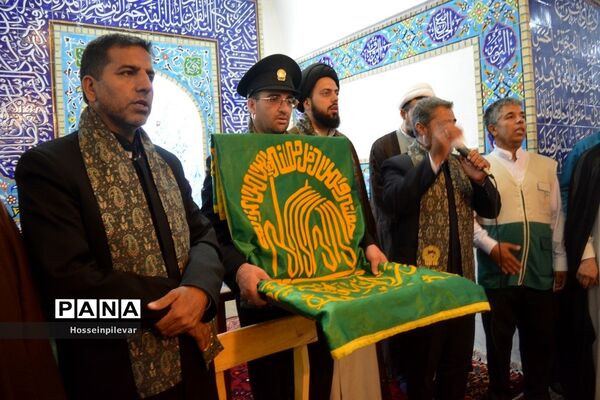 جشن دهه کرامت و حضور دومین گروه کاروان خدام رضوی در شهرستان سرایان استان خراسان جنوبی