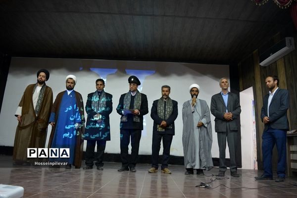 جشن دهه کرامت و حضور دومین گروه کاروان خدام رضوی در شهرستان سرایان استان خراسان جنوبی