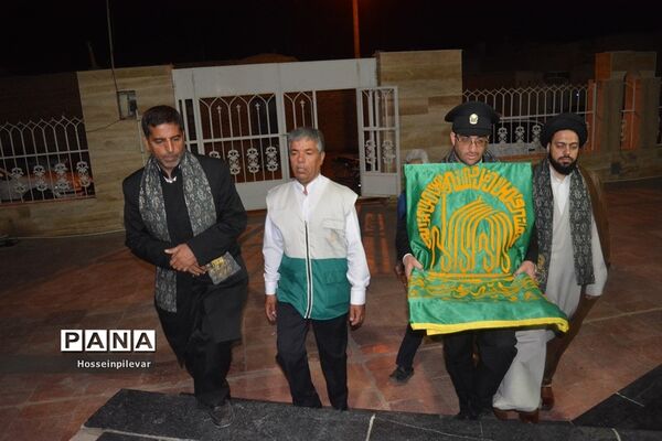 جشن دهه کرامت و حضور دومین گروه کاروان خدام رضوی در شهرستان سرایان استان خراسان جنوبی