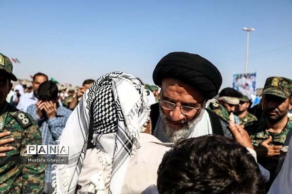 بازگشت پیکر پاک 44تن از شهدای جنگ تحمیلی از مرز شلمچه به میهن