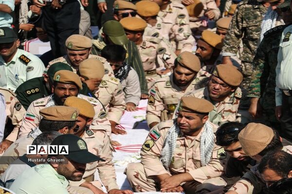 بازگشت پیکر پاک 44تن از شهدای جنگ تحمیلی از مرز شلمچه به میهن
