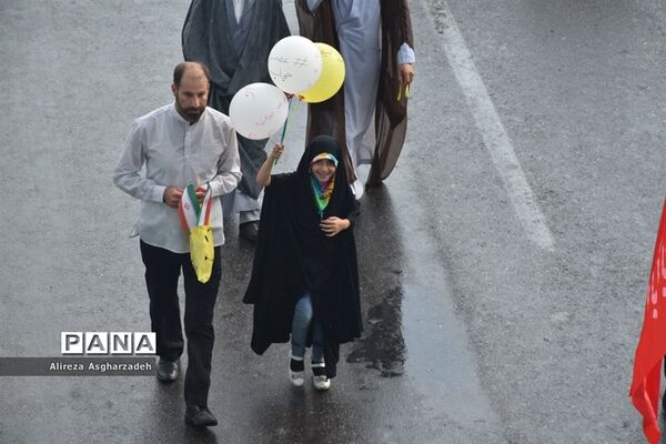 راهپیمایی هفته عفاف و حجاب در بابلسر