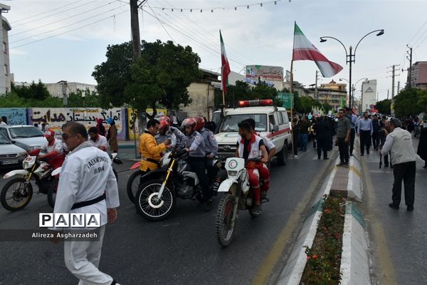 راهپیمایی هفته عفاف و حجاب در بابلسر